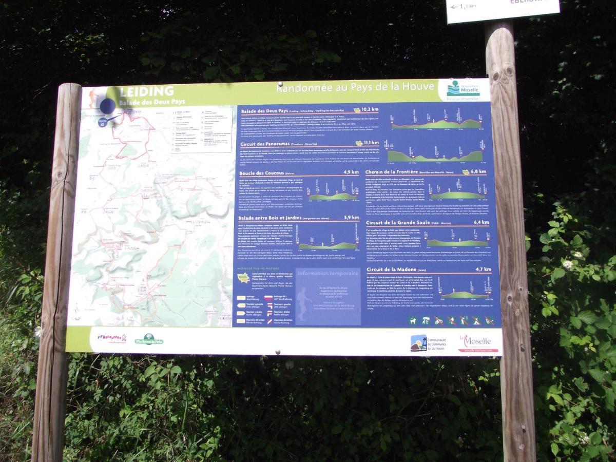 Gite "Vue Sur La Frontiere" Heining-les-Bouzonville Kültér fotó